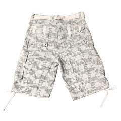 Bermuda short con Cinto Camuflada Gris Claro - comprar online