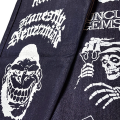 Jean Levi's Custom Azul Marino Monkey Nevermind - KITCH TECH