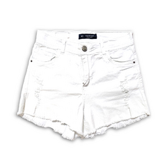 Short de Jean Tiro Alto Blanco