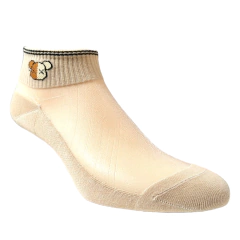 Media Soquete Asian Cute Transparente - tienda online