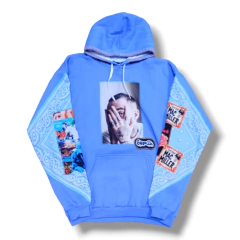 Buzo Celeste Hoodie Mac Miller - comprar online