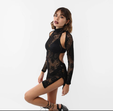 Vestido Wallas Negro