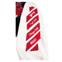 Campera Varsity Universitaria Chicago Bulls Blanca - KITCH TECH