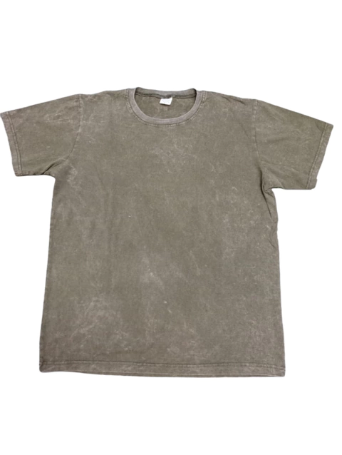 Remera washed Verde Oliva