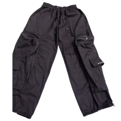 Pantalon Cargo Gabardina Full Black en internet