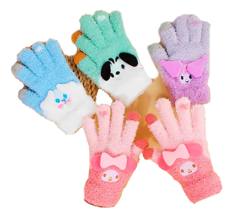 Guantes Magicos Sanrio Kitty Para Celular Importados Kuromi