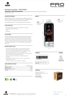 Aerosol Montana PRO Adhesivo Reposicionable - tienda online