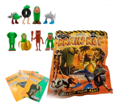 Muñeco Sorpresa Italian Brainrot X1 Aleatorio Goma Importado