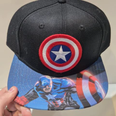Gorra Snapback Mervel Captain America Logo - Bioworld USA - tienda online