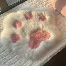 Alfombras Patita de Gato Fluffy Varios Colores