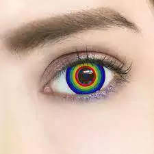 Lente de contacto fantasia cosplay anime Arcoiris CL347 - comprar online