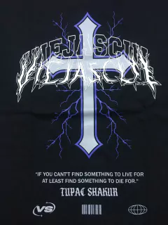 Remera 2pac Hype Negro - comprar online