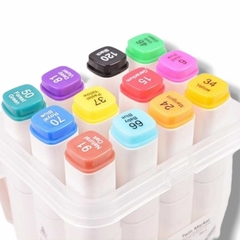 Pack 12 Marcadores Weibo Twin Marker Doble Punta - KITCH TECH