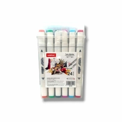 Pack 18 Marcadores Weibo Twin Marker Doble Punta - (copia)