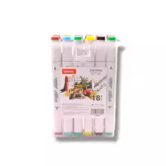 Pack 12 Marcadores Weibo Twin Marker Doble Punta - (copia)
