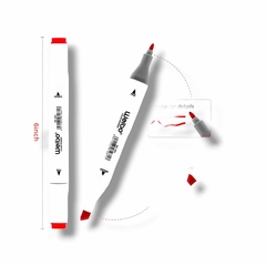 Pack 18 Marcadores Weibo Twin Marker Doble Punta - (copia) - KITCH TECH