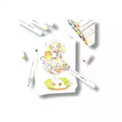 Pack 12 Marcadores Weibo Twin Marker Doble Punta - (copia) - buy online