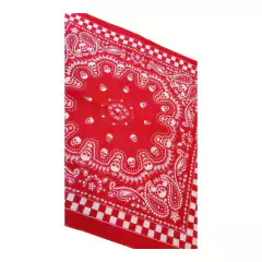 Pañuelo Bandana Roja Calavera Tribal - comprar online