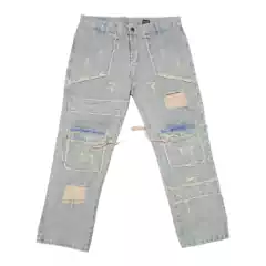 Pantalon Jean Baggy Y2K Ripped Blue - (copia)