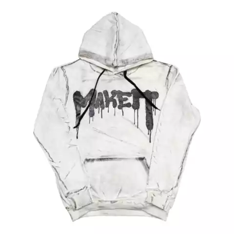 Buzo Hoddie Oso Criminal Blanco