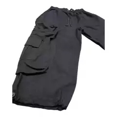 Pantalon Cargo Tempo Ancho Baggy Negro en internet