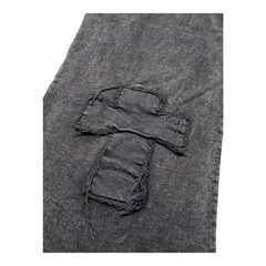 Pantalon Joggin Washed Gris Cruces Santisima en internet