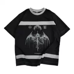 Remera Gris Negro Armaggedon