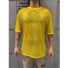 Remera Amarilla Manga Corta Ballenera