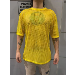 Remera Amarilla Manga Corta Ballenera