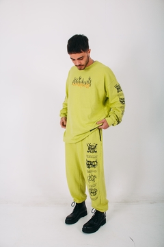 Buzo Cuello Redondo Anarchy Verde - tienda online