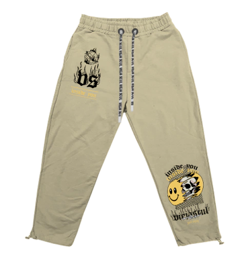 Pantalon Jogging Oversize Inside You Beige