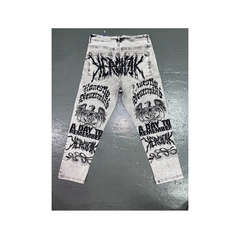 Pantalon Jean Trasher Gris on internet