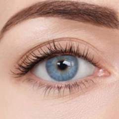 Lentes De Contacto Efecto Real Light Blue Celeste en internet