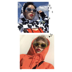 Anteojo Carrera Kurt Cobain Racing Cuadriculado Streamer Ska Carre en internet