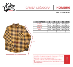 Camisa Leñadora Parches Blanco y Negro - KITCH TECH