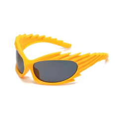 Anteojos de Sol Gafas Y2K Curvo Acrilico Barracuda 277