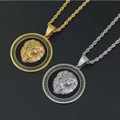 Cadena con Dije Iced Chain Leon Acero Inoxidable N°2 - comprar online