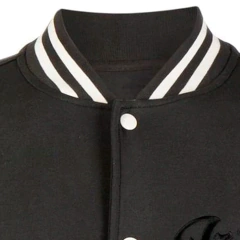 CAMPERA VARSITY JACKET UNIVERSITARIA ALONE NEGRO - KITCH TECH