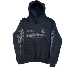 Buzo Hoodie Canguro Hellstar Negro