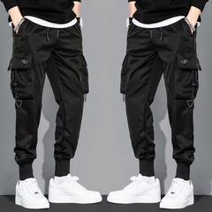 Pantalon Cargo Techwear Black Warcore K02 - tienda online