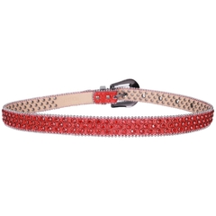Imagen de Cinto Cinturon Cowboy Bb Belt Hebilla Strass Trap Modelo 38