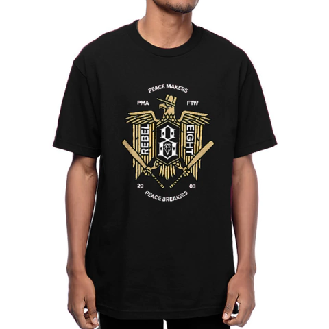 Remera Rebel Eight 8 Makers & Breakers Black