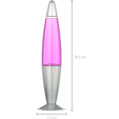 Lampara De Lava Liquido Con Movimiento Rosa Decoracion - comprar online