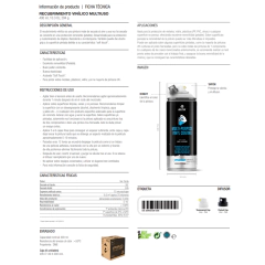 Aerosol Montana PRO Vinilo Negro Metalizado - tienda online