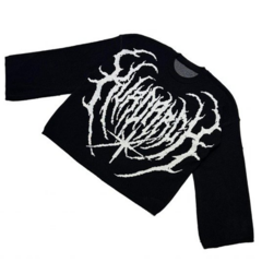 Sweater Boxy Ghost Negro - comprar online