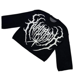 Sweater Boxy Ghost Negro - comprar online
