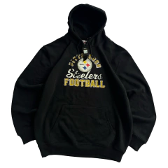 Buzo Hoodie Pittsburgh Steelers Negro - comprar online