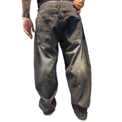 Pantalón Jean Baggy Rayos y Cruces Strass en internet