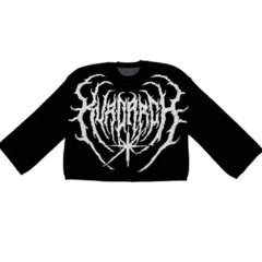 Sweater Boxy Ghost Negro