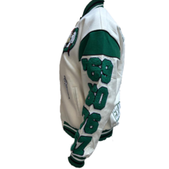 Campera Universitaria NBA Boston Celtics Retro Classic Blanca 250 U$D - tienda online